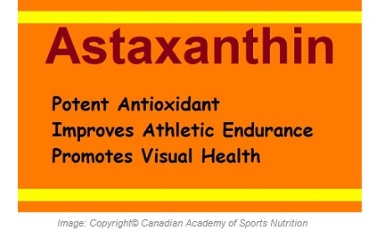 Astaxanthin Antioxidant 1 Canadian Academy of Sports Nutrition caasn