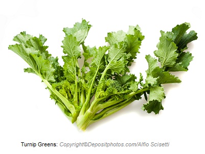 Turnip greens. Canadian Academy of Sports Nutrition